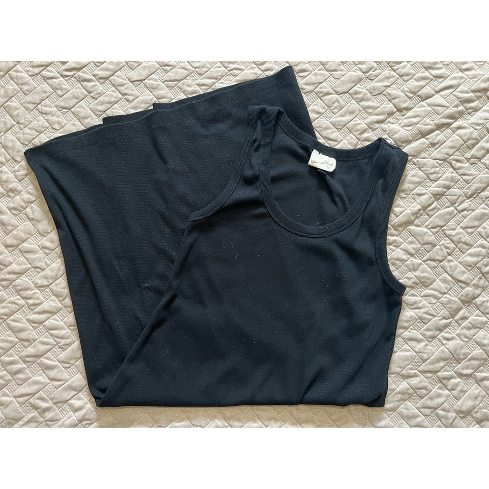 Universal Thread Ribbed Scoop Neck Midi Tank Dress - XL - EUC!